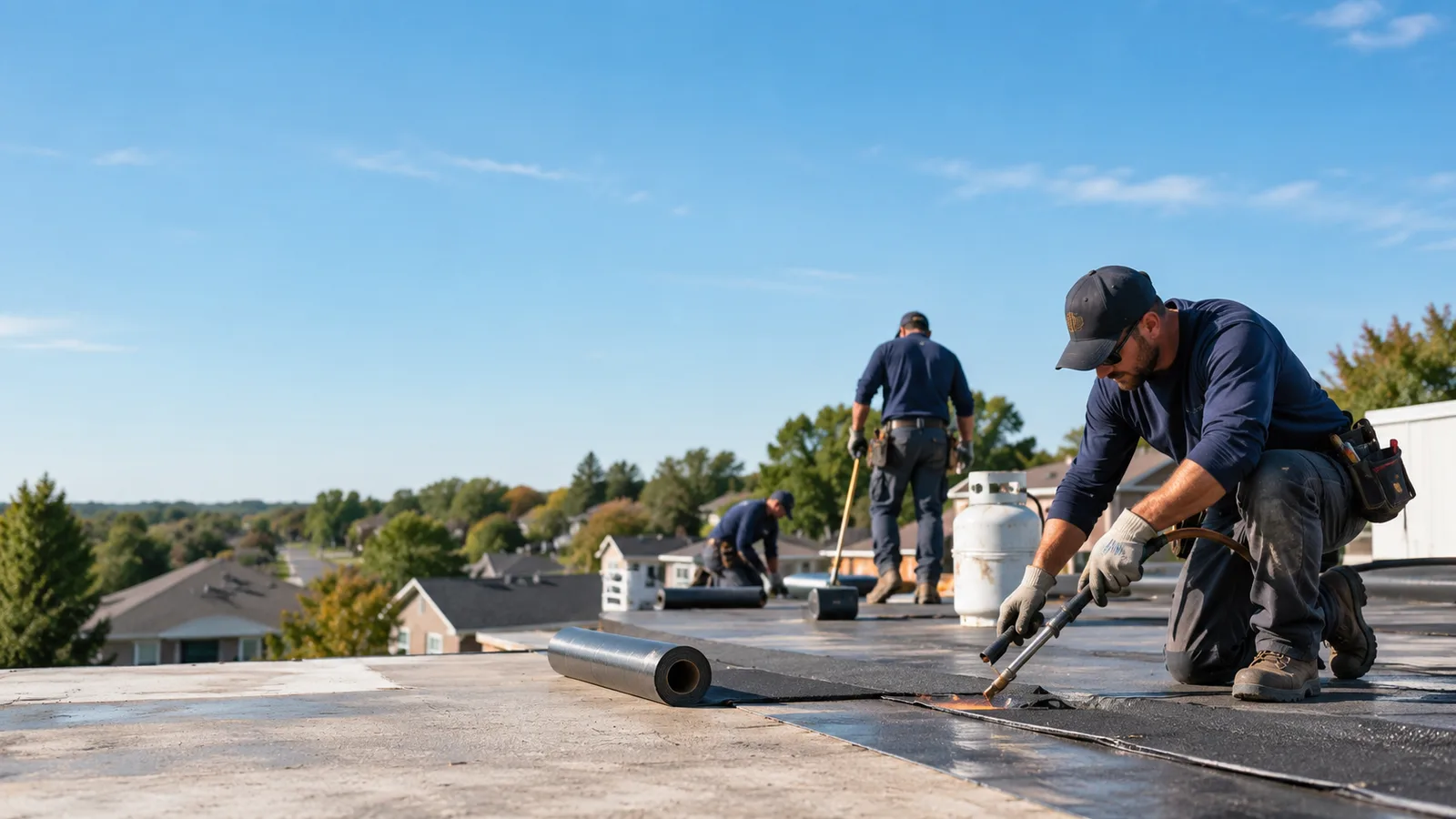 Flat Roof Leak Repair providers in Flushing, OH